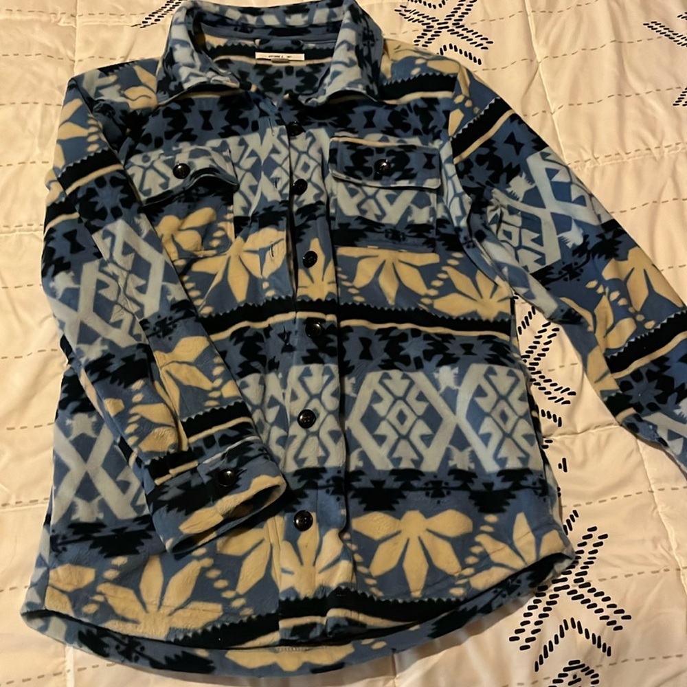 Blue Aztec Jacket - image 1